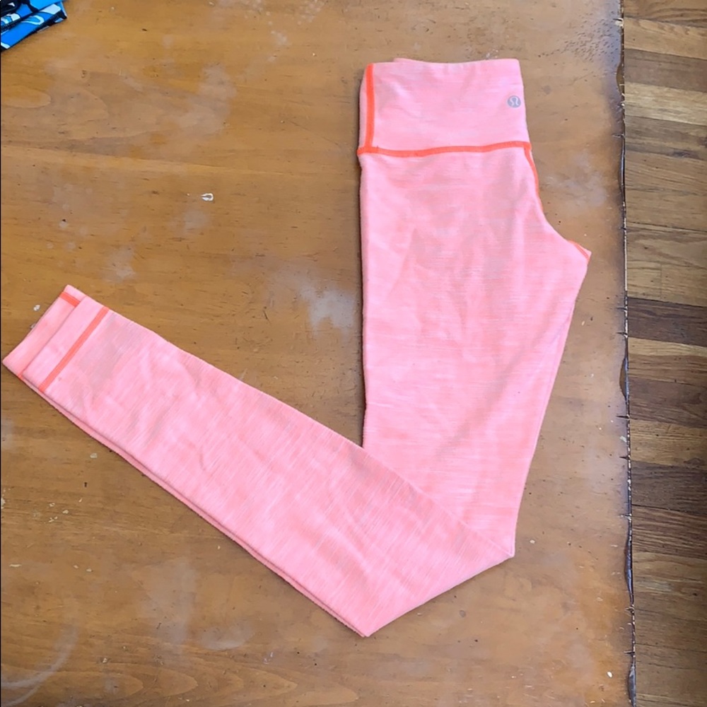 Pink lululemon leggings